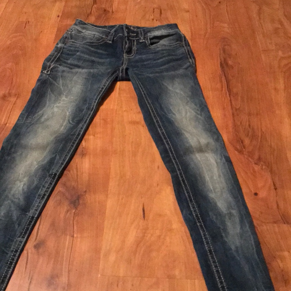 Buckle black jeans
